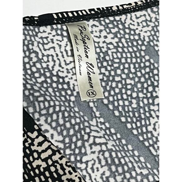 Perseption Women Size 1X Blouse - Picture 3 of 6